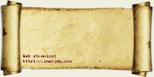 Danijela Ćosić vizit kartica